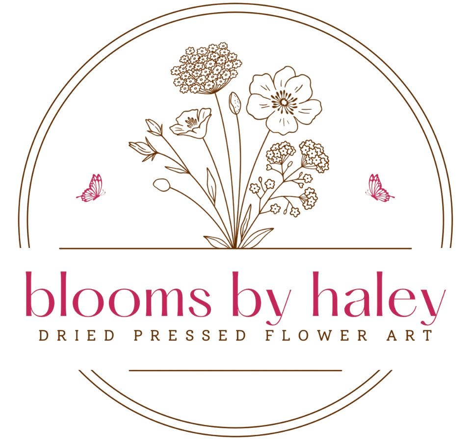 blooms by haley — dried pressed flower art